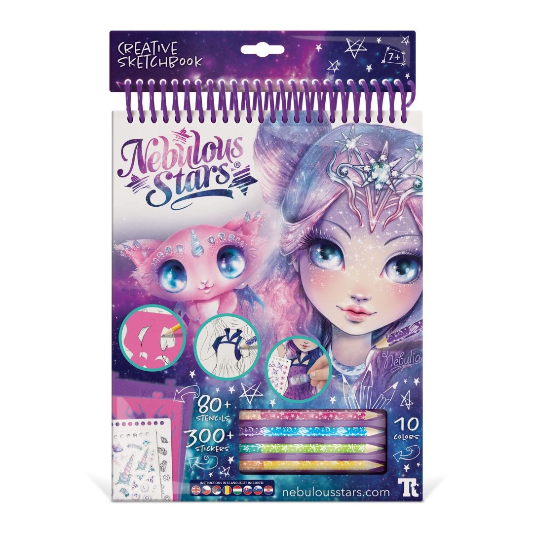 Carte de desene creative, personaj Nebulia - Nebulous Stars