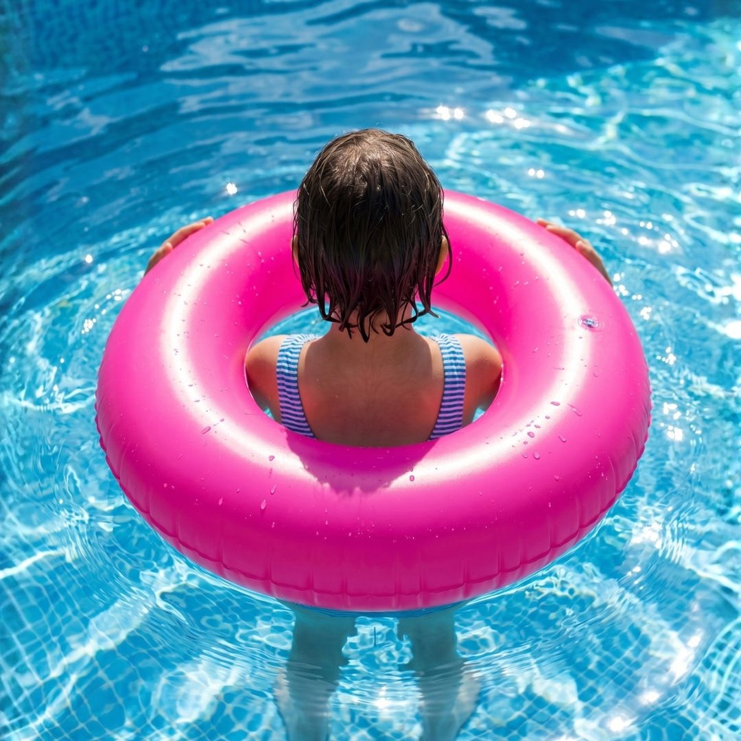 Colac Intex roz pentru copii 91cm