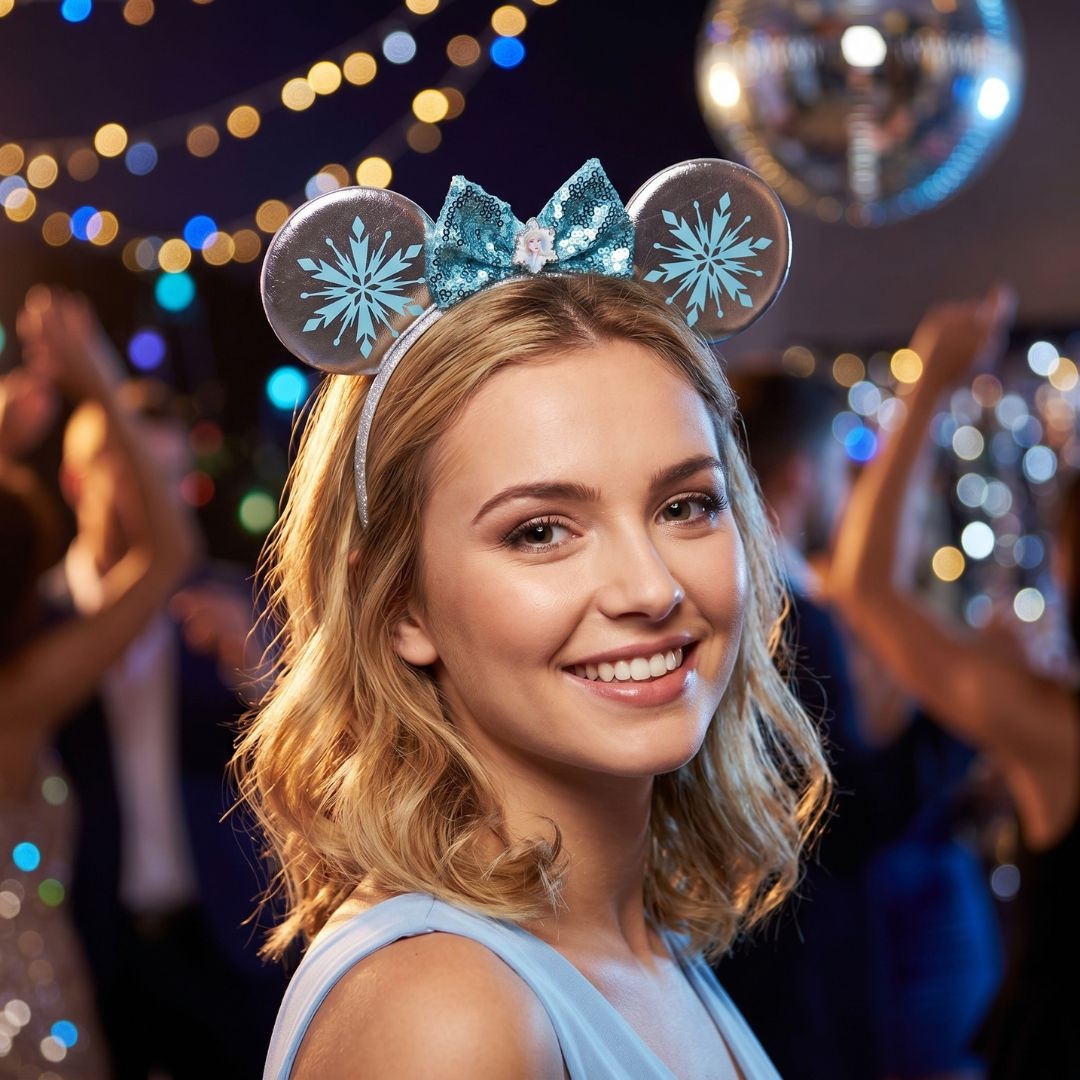 Coroniță cu urechi pentru păr, Cerda, model Frozen