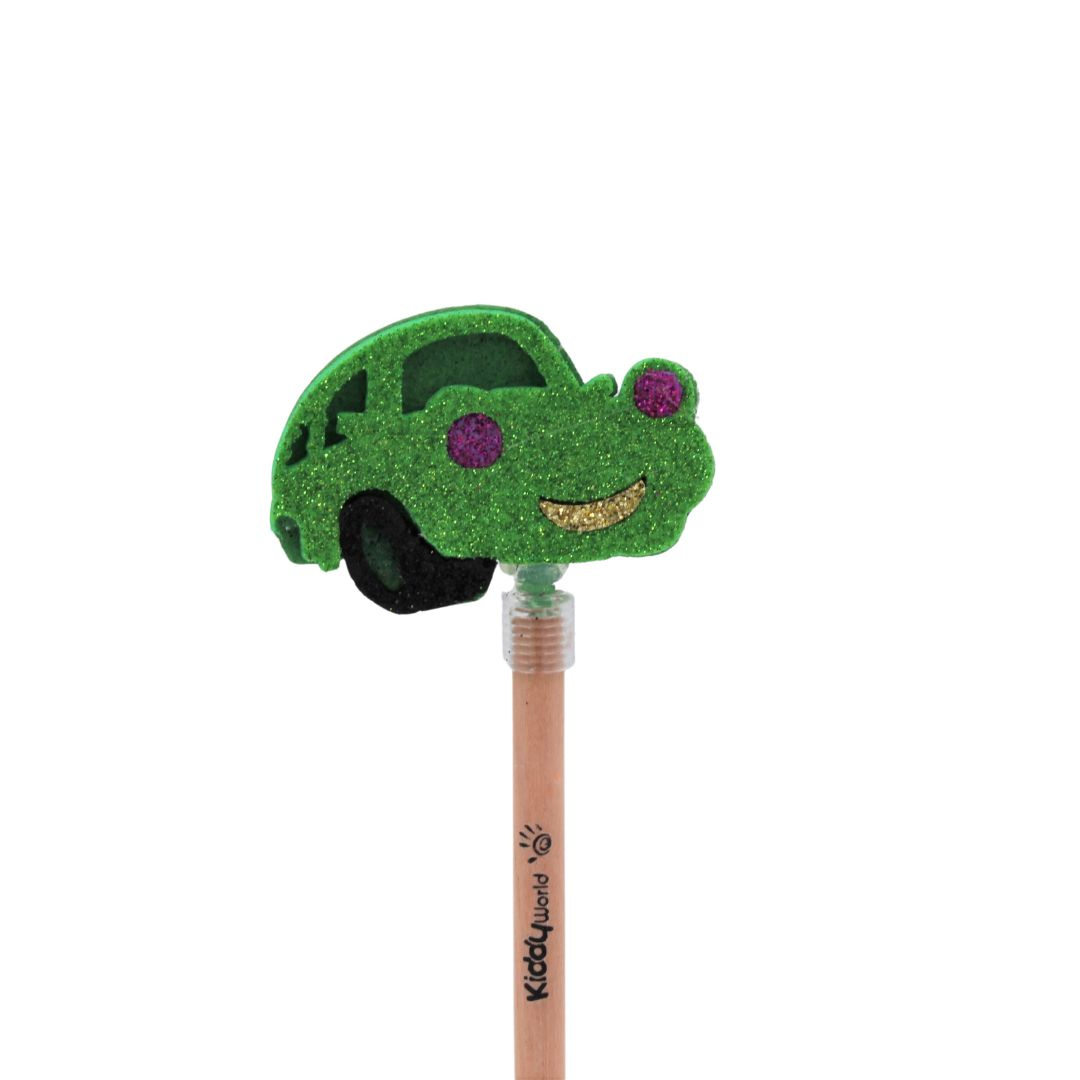 Creion figurină Mașinuță verde 22cm