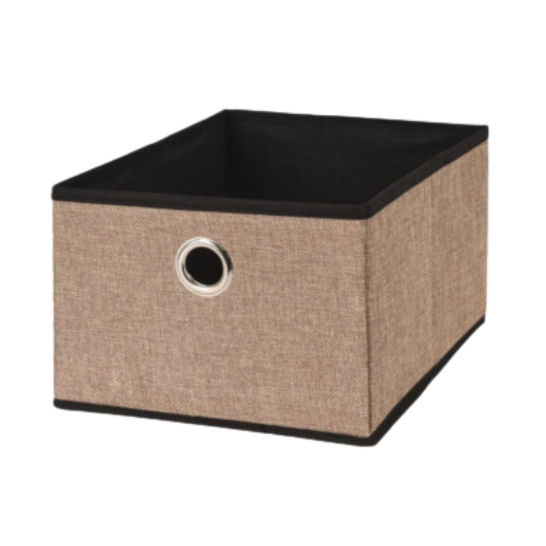Cutie depozitare, deschisă, culoarea maro, 32x25x8 cm, Storage Solutions