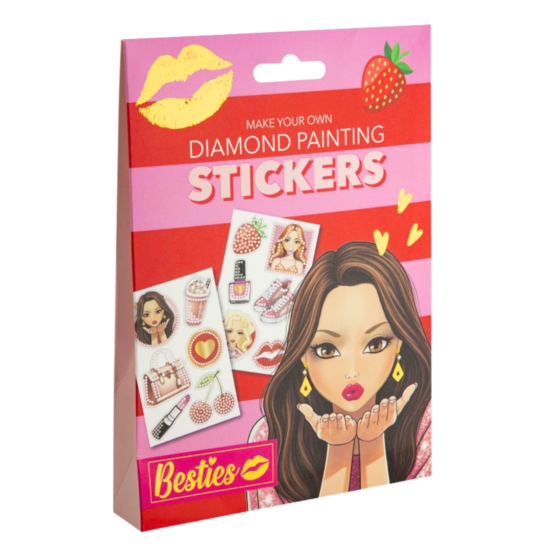 Kit creativ Diamond Painting, Besties, Glam Pink