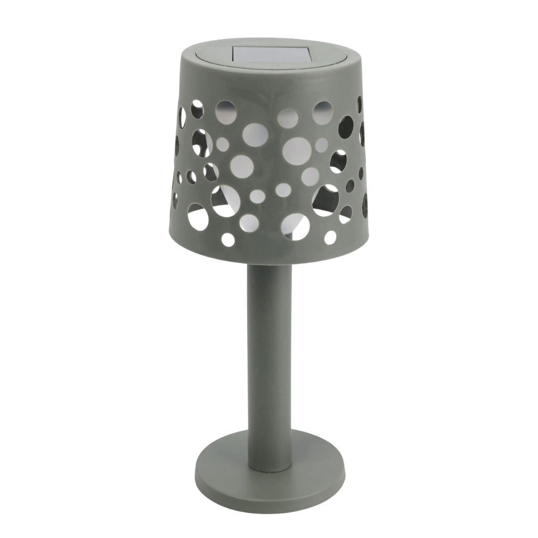 Lampă solară cu LED, pentru grădină, terasă și exterior, culoare verde kaki