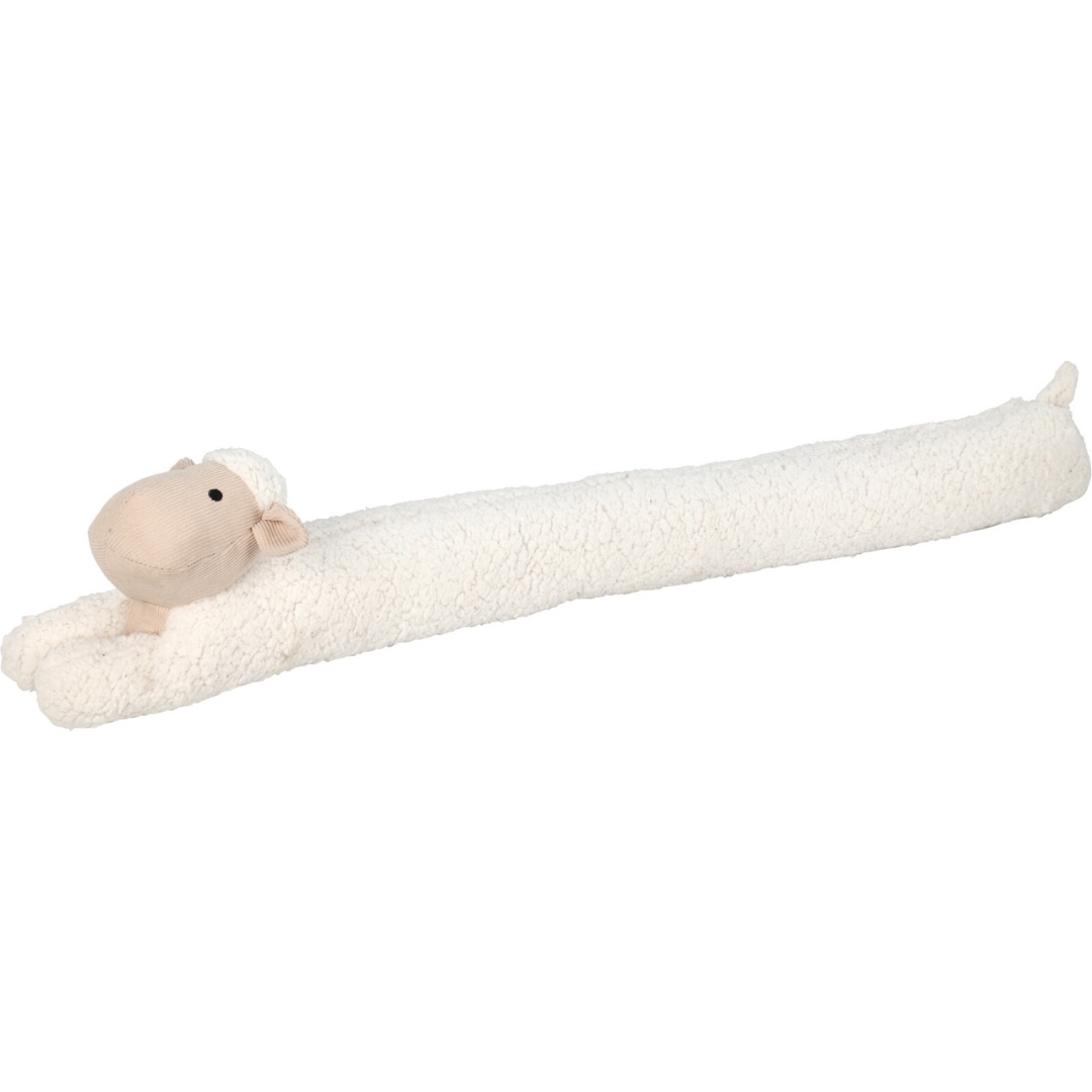 Opritor ușă, in formă de animăluț oiță, 90 cm - Anticurent și Antipraf