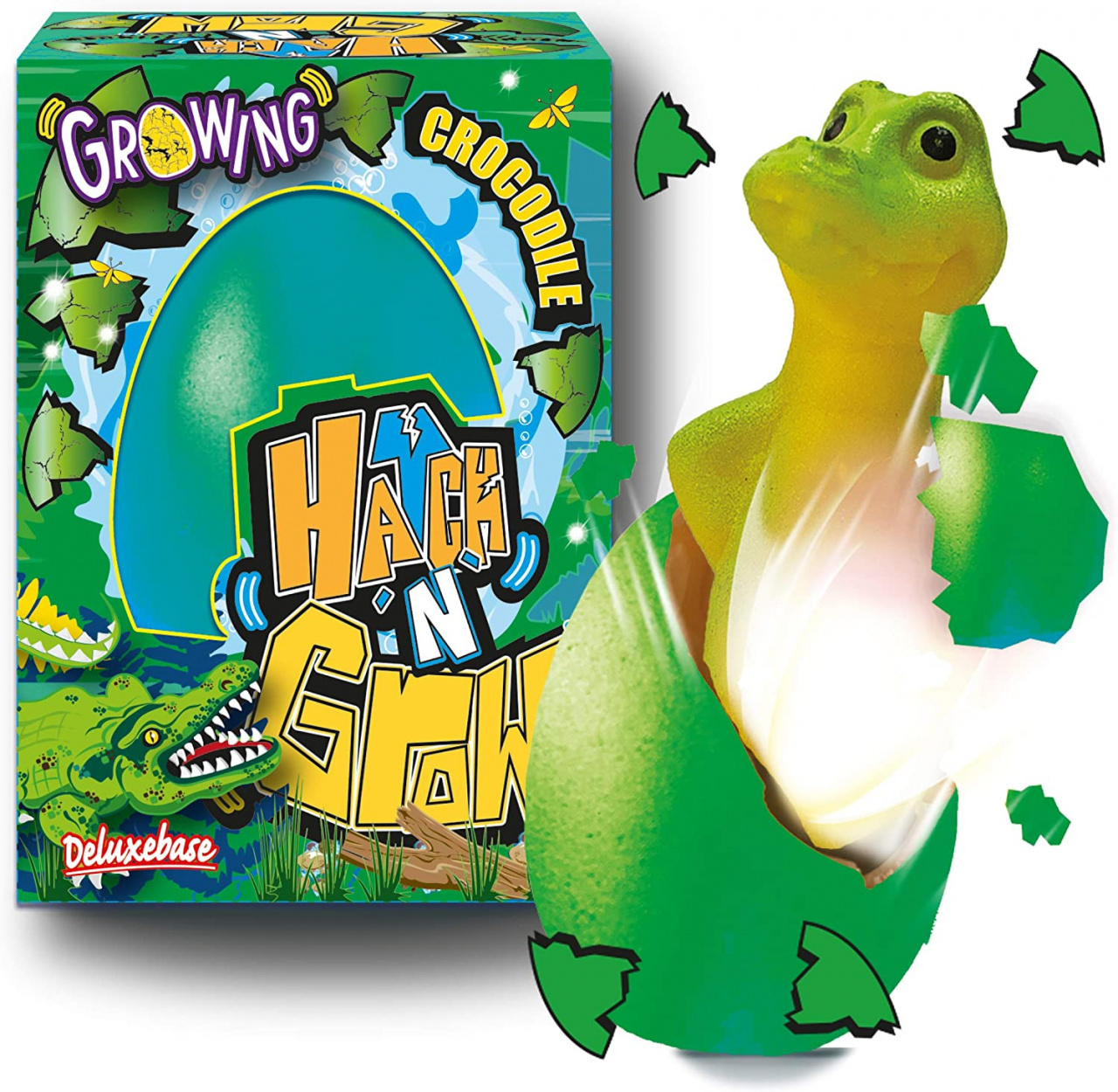 Ou figurină cu surpriză Crocodile