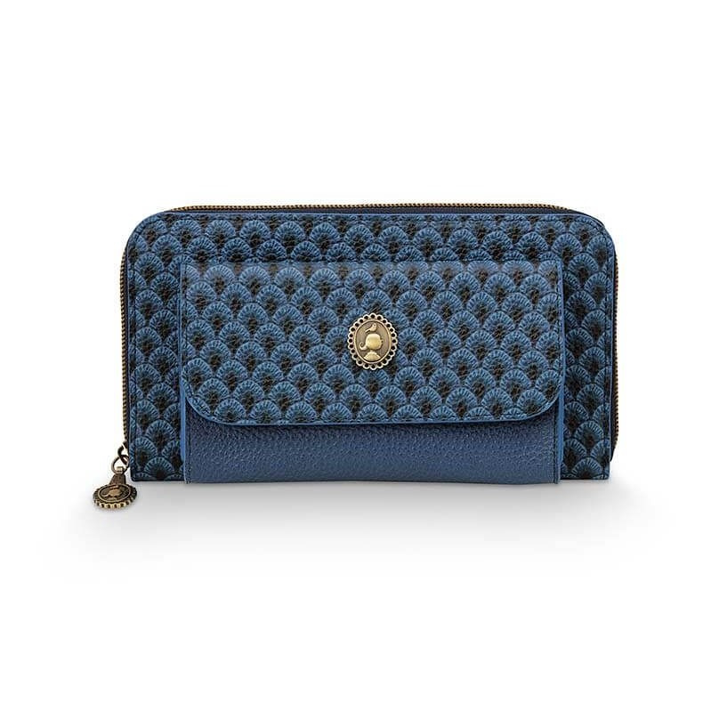 Portofel, Pip Studio, Pocket Blue, 19.5x11x4.5 cm, colecția Suki