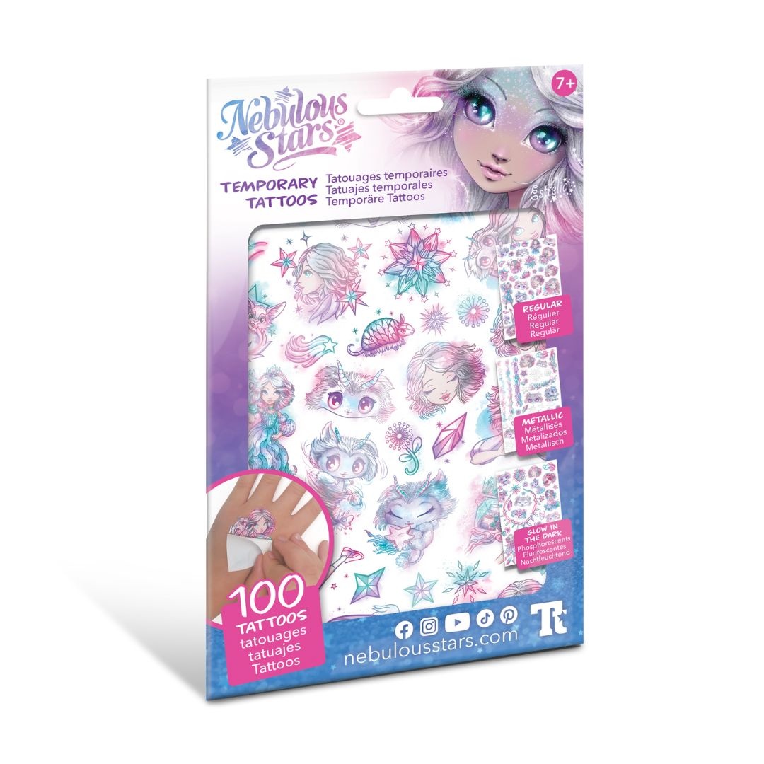 Set de Tatuaje Temporare, personaj Estrelia - Nebulous Stars