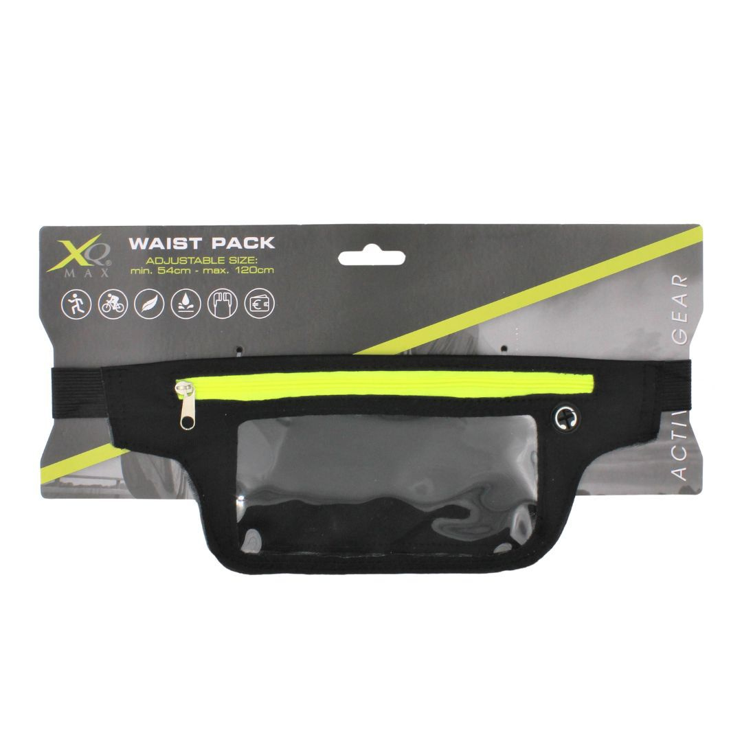 Borsetă sport, din spandex, QX Max, 16x9cm, culoarea negru