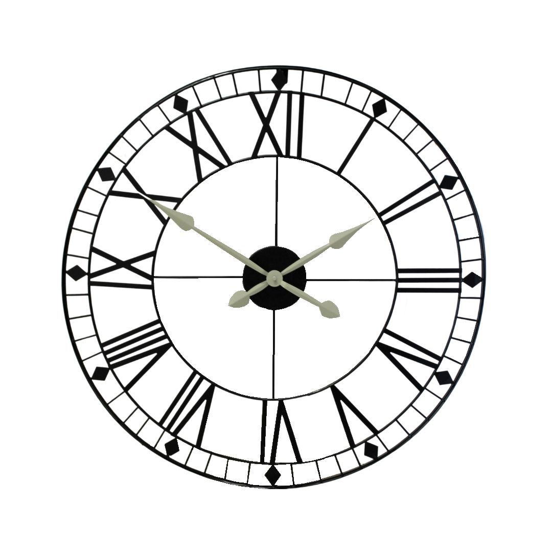 Ceas de perete metalic 75 cm