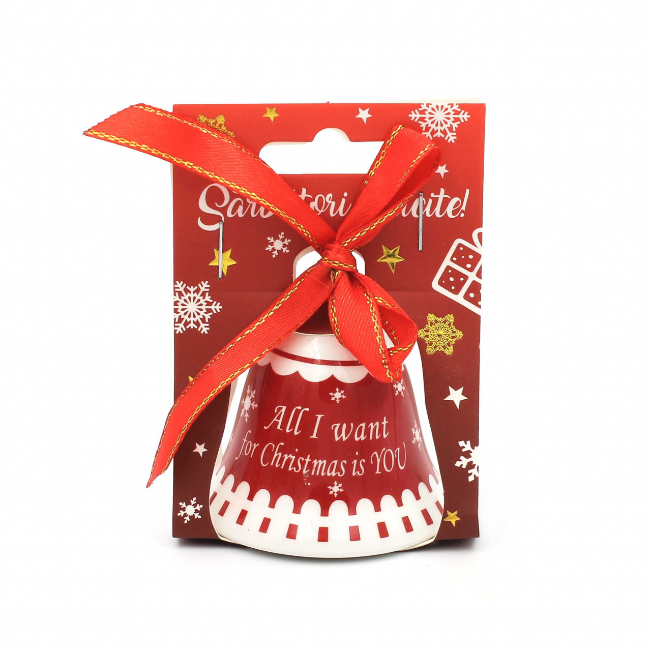 Clopoțel decorativ „All I want for Christmas is YOU"