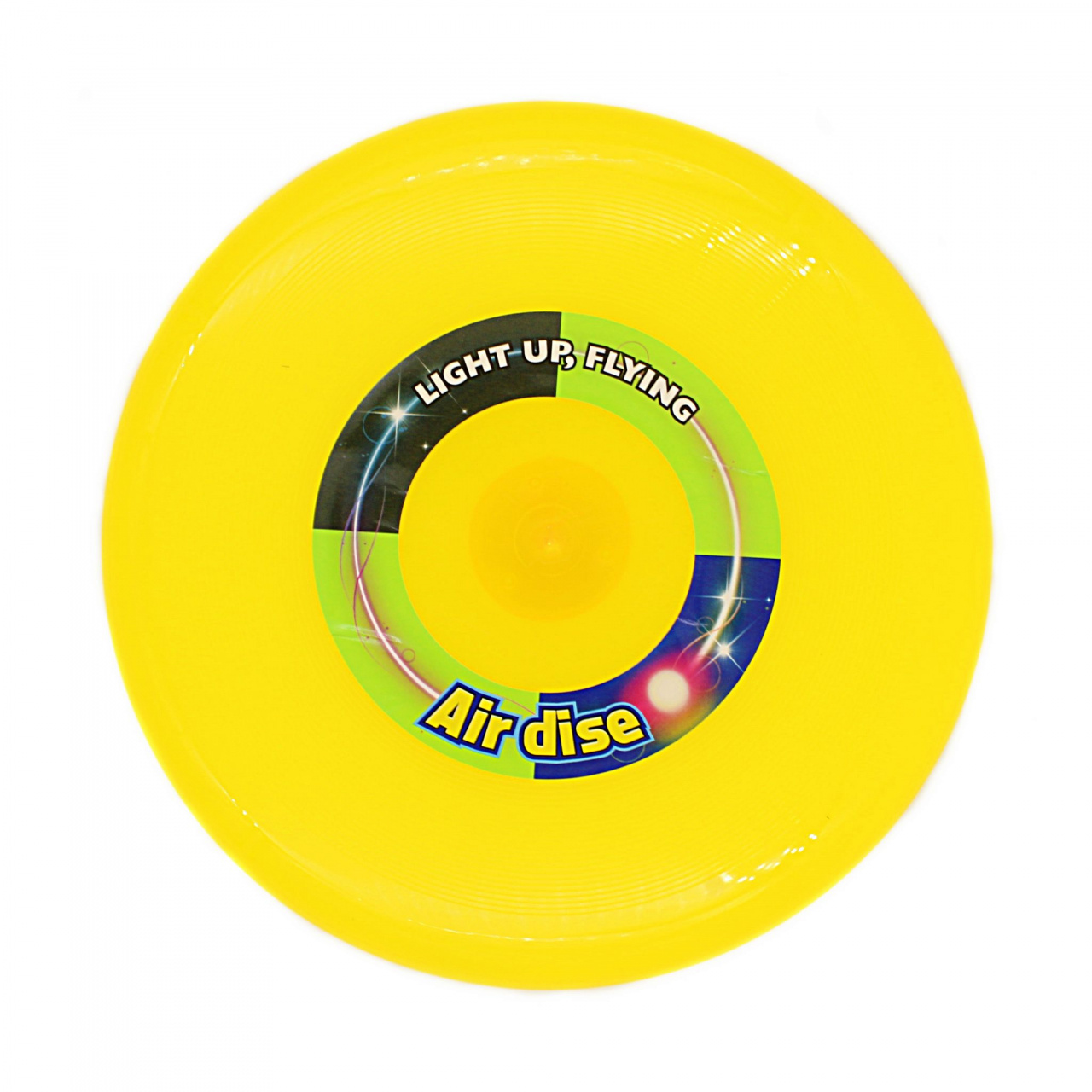 Disc zburator frisbee galben 25cm cu led