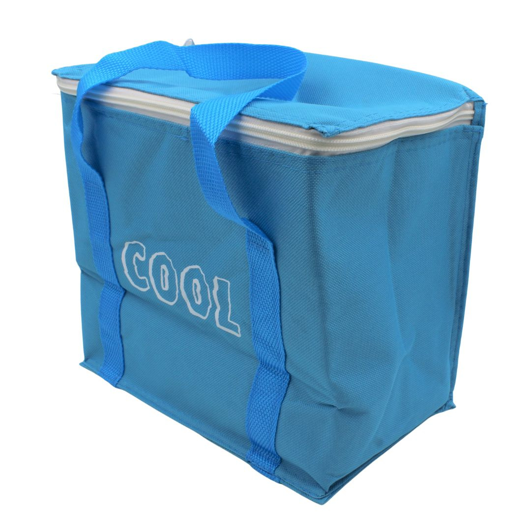 Geantă termică, cu pastilă de răcire, 25x15x15 cm, culoare bleu