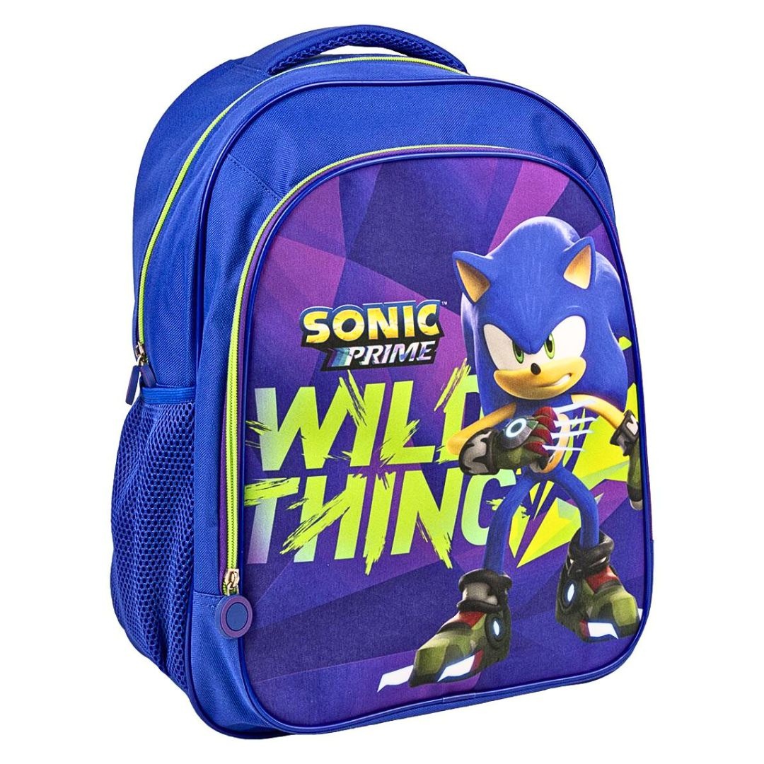 Ghiozdan școlar, Sonic Prime, 31 x 14 x 41 cm, Brand Cerda