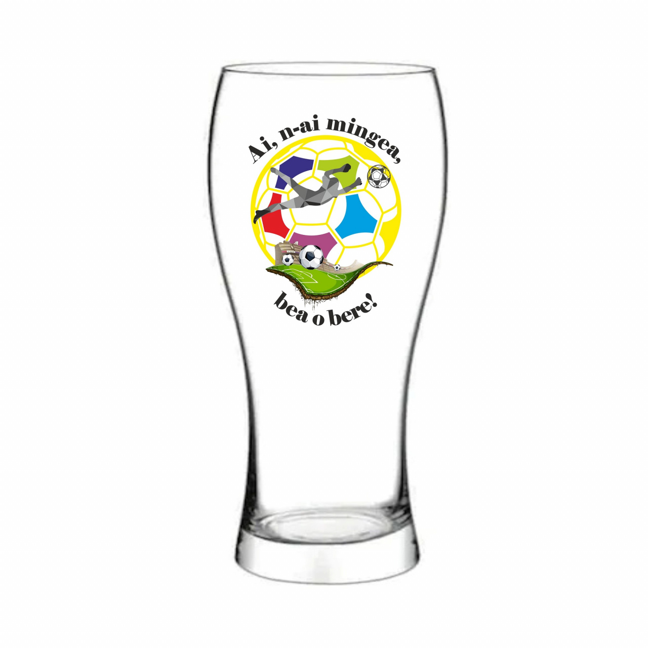 Pahar bere Ai n-ai mingea bea o bere!