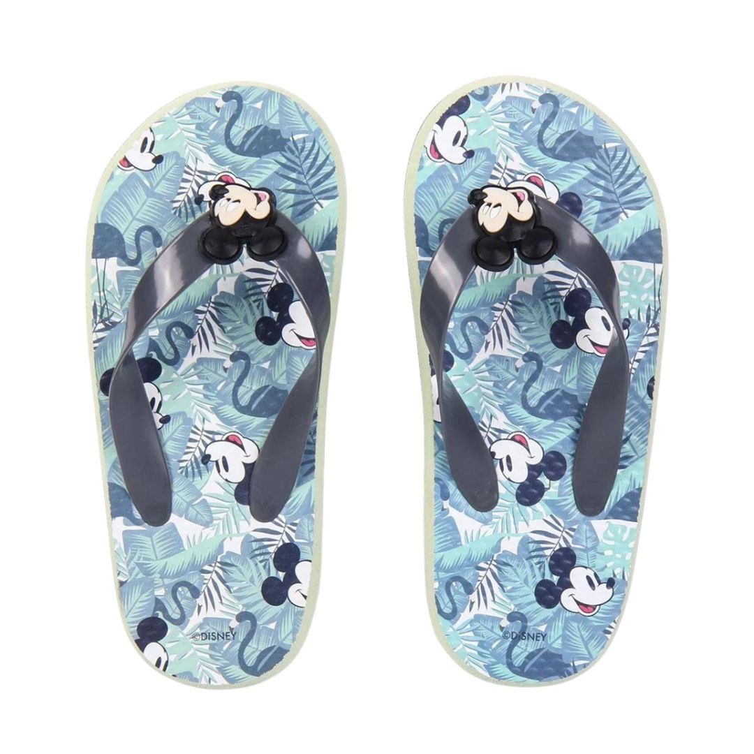 Papuci pentru băieți model tropical Mickey