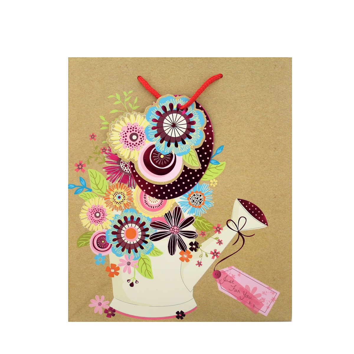 Punga cadou hartie M GARDEN FLORAL