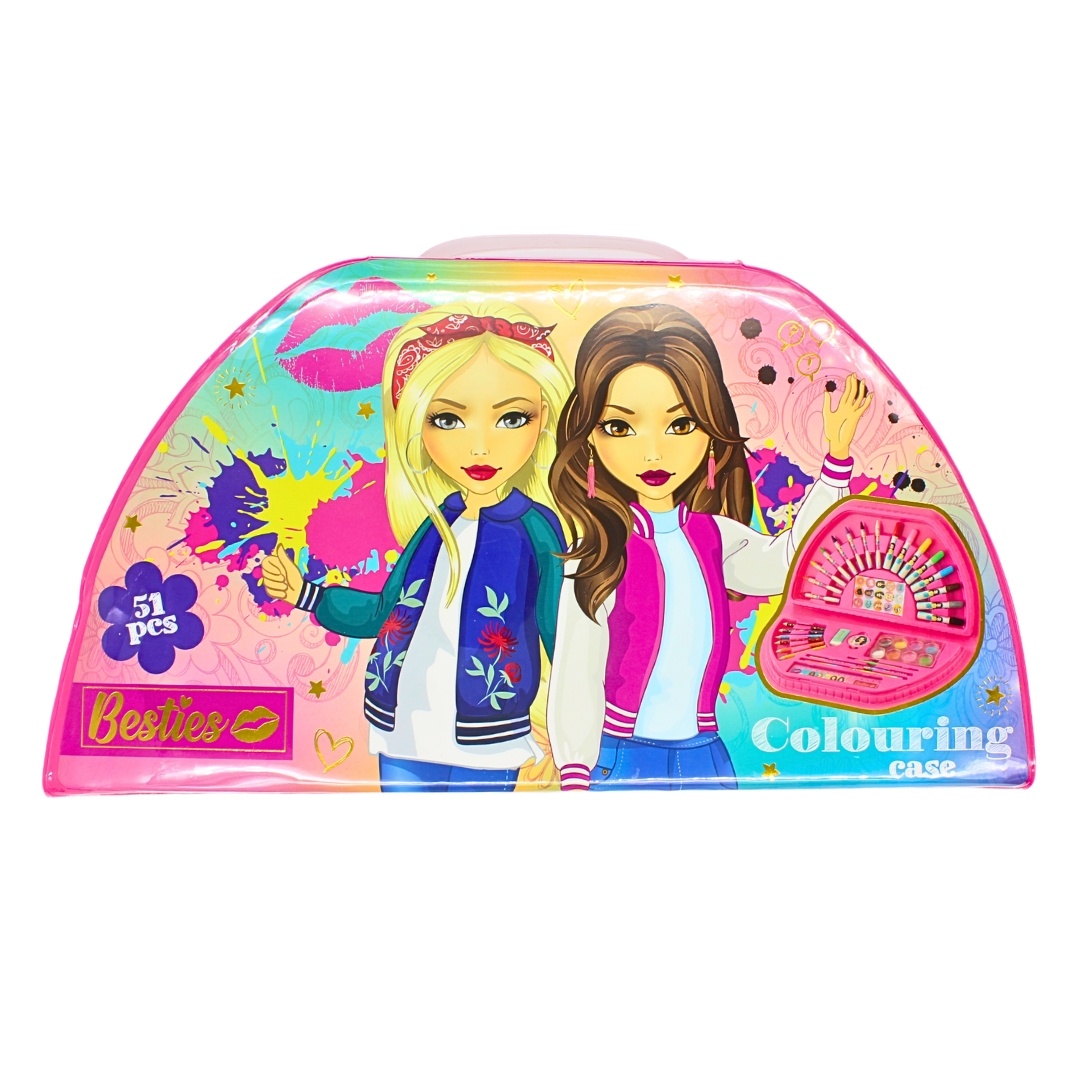 Set 51 de piese pentru pictură și desen, Besties