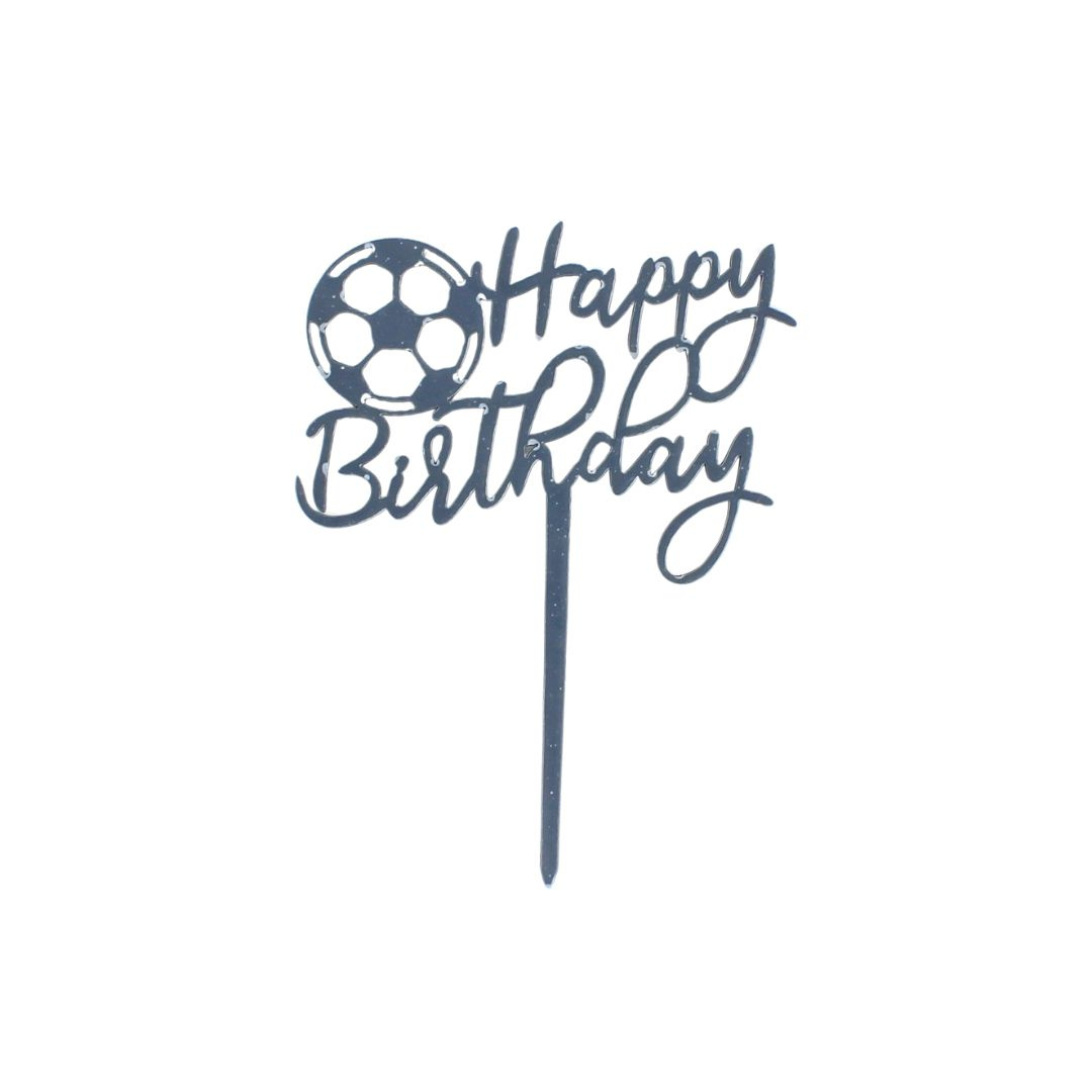 Cake Topper tort Happy Birthday minge fotbal