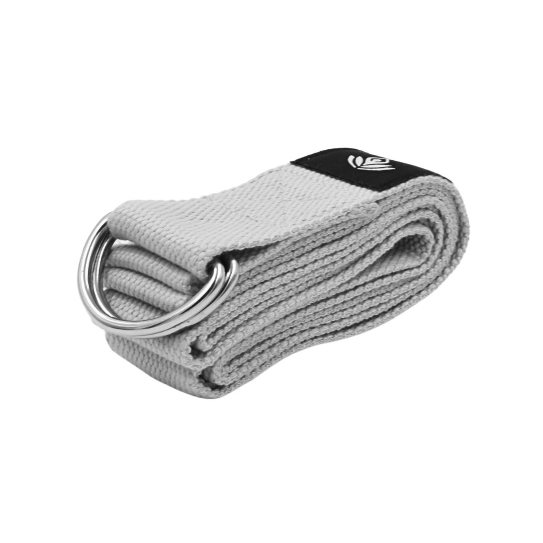 Curea pentru yoga, 180x3,8 cm, XQ Max, gri