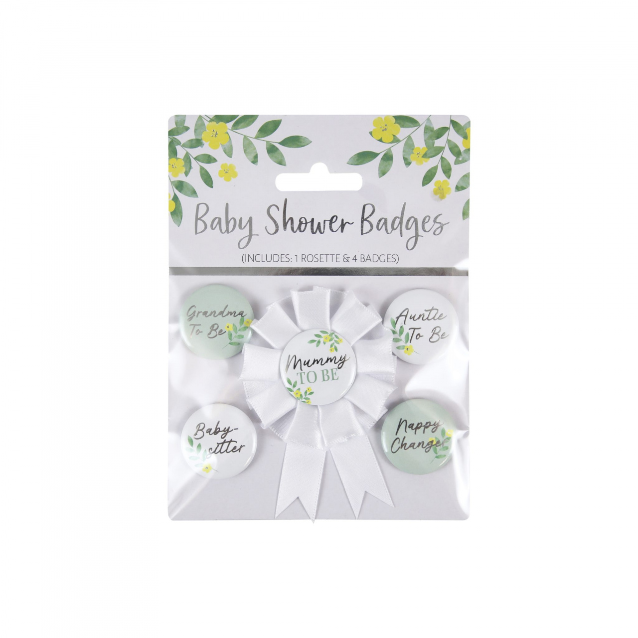 Ecusoane plastic pentru petrecerea Baby Shower