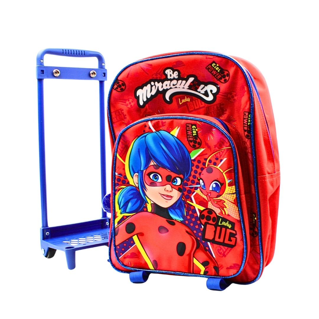 Ghiozdan troller, Lady Bug, 36 cm, Brand Perletti