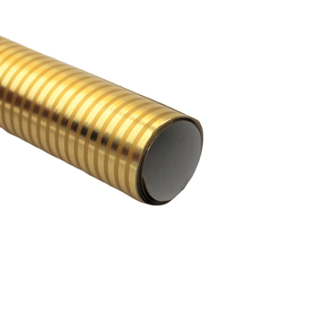 Hartie ambalat cadouri Metalizata Golden Stripes