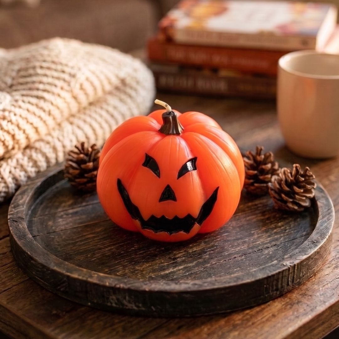 Lumânare decorativă figurină Halloween Dovleac