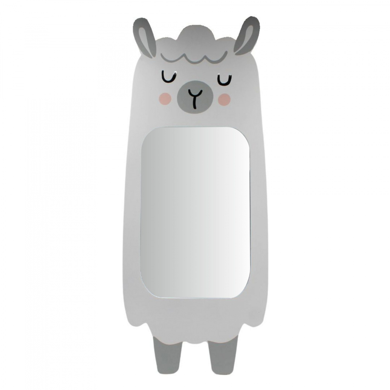 Oglindă în formă de animăluț alpaca 58x26cm