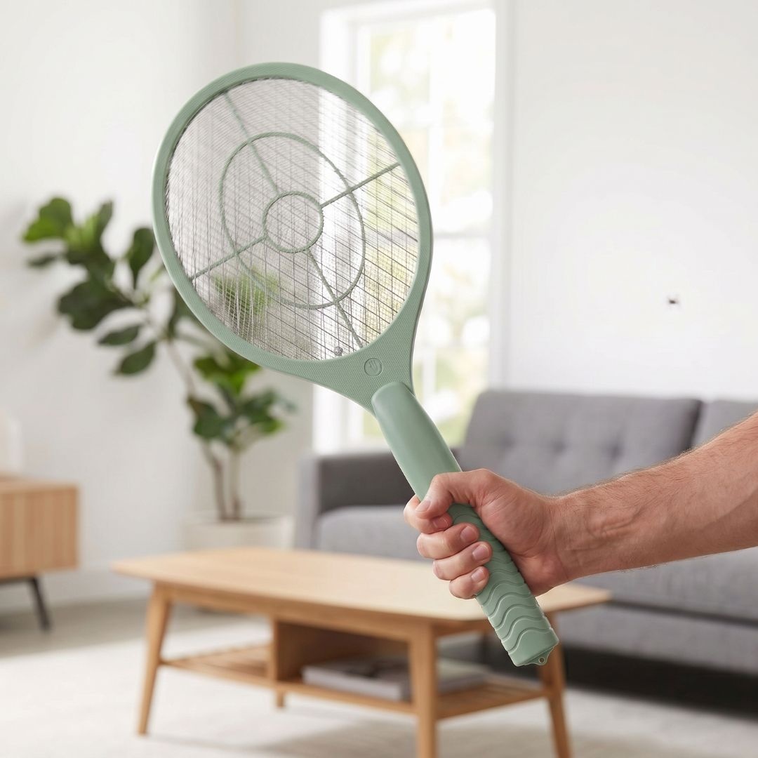Paletă electrică anti insecte, 17x46 cm, culoare verde