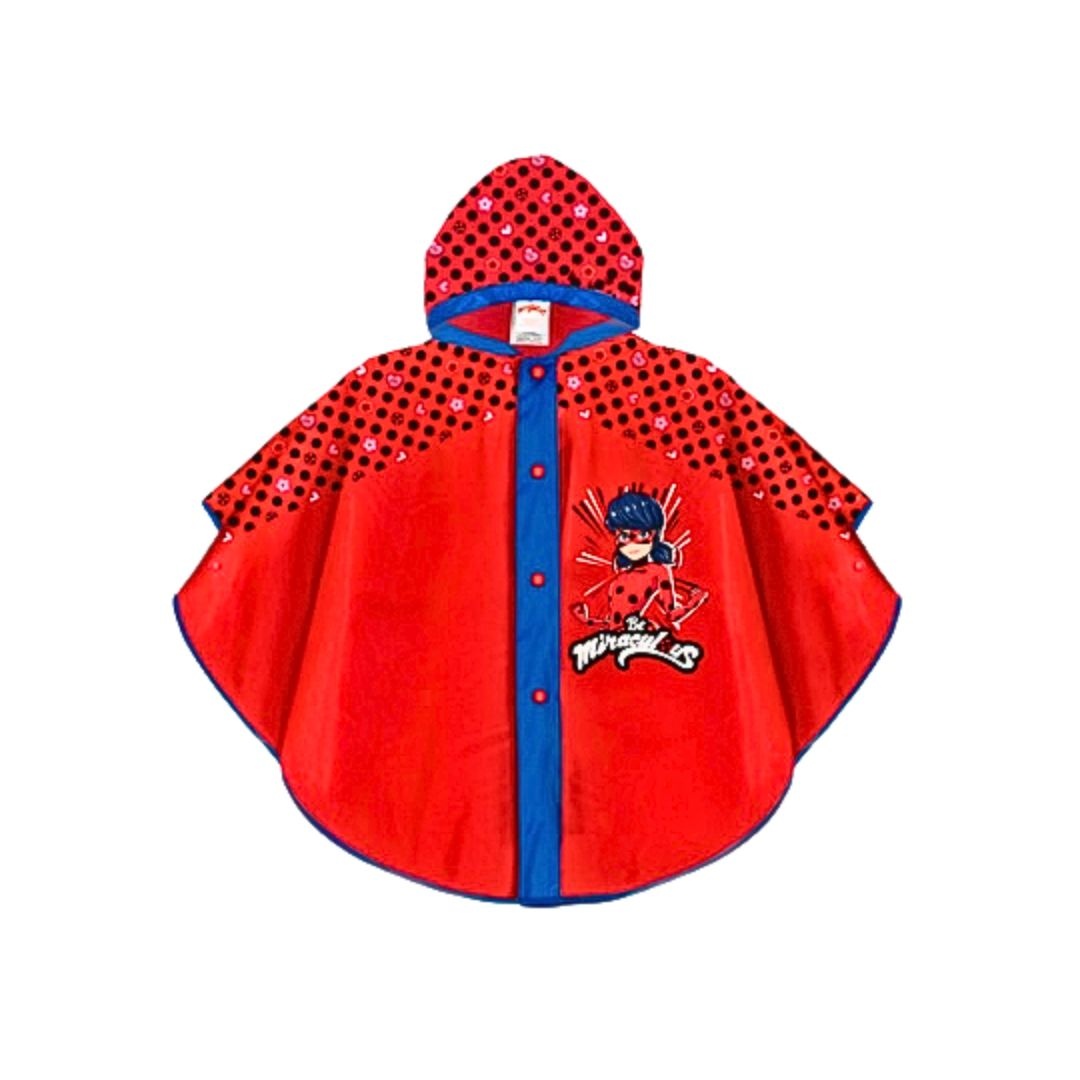 Pelerină de ploaie pentru fete, Perletti, 3-6 ani, 98-116 cm, colecția Ladybug – Miraculous
