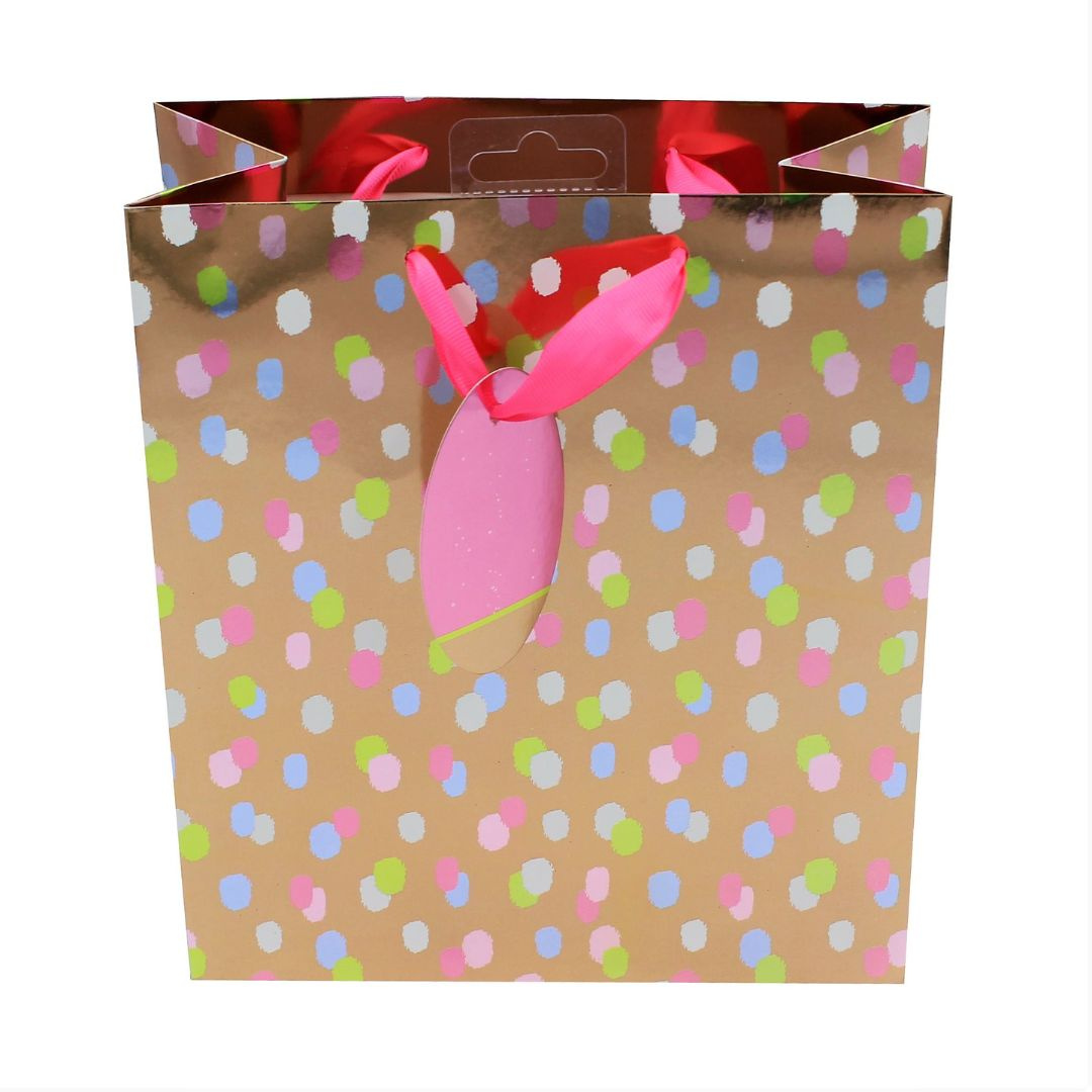 Punga cadou M hartie funky spots