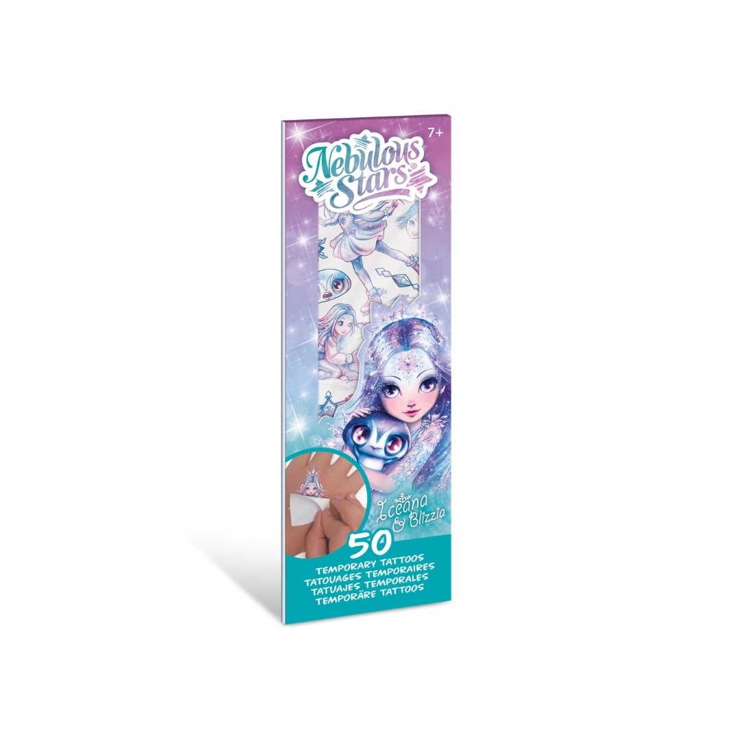 Set 50 tatuaje, temporare, Nebulous Stars, Iceana & Blizzia