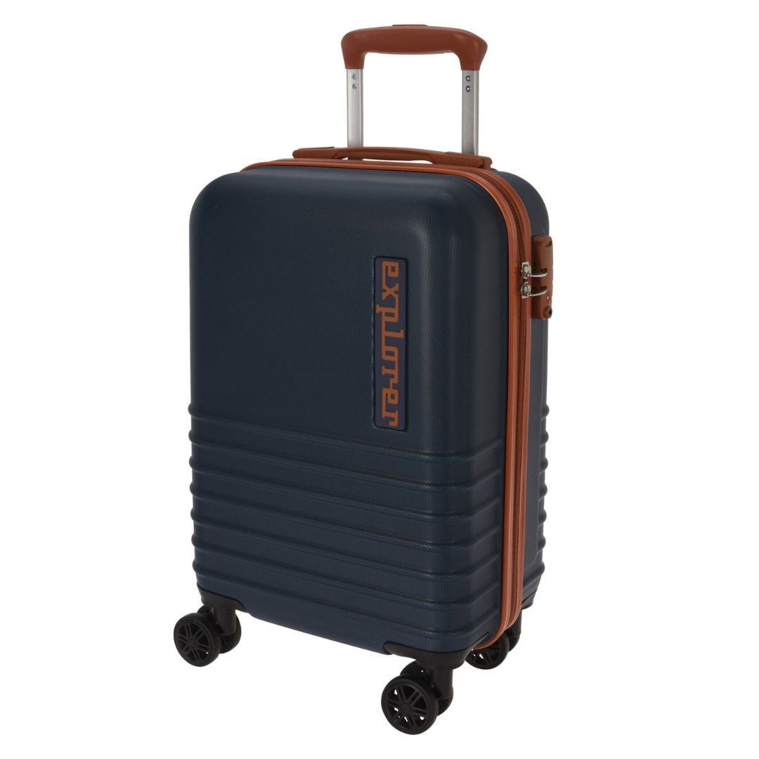 Troler ProWorld Explorer cu roți 360°, 30 litri, bleumarin, 53x34x22 cm