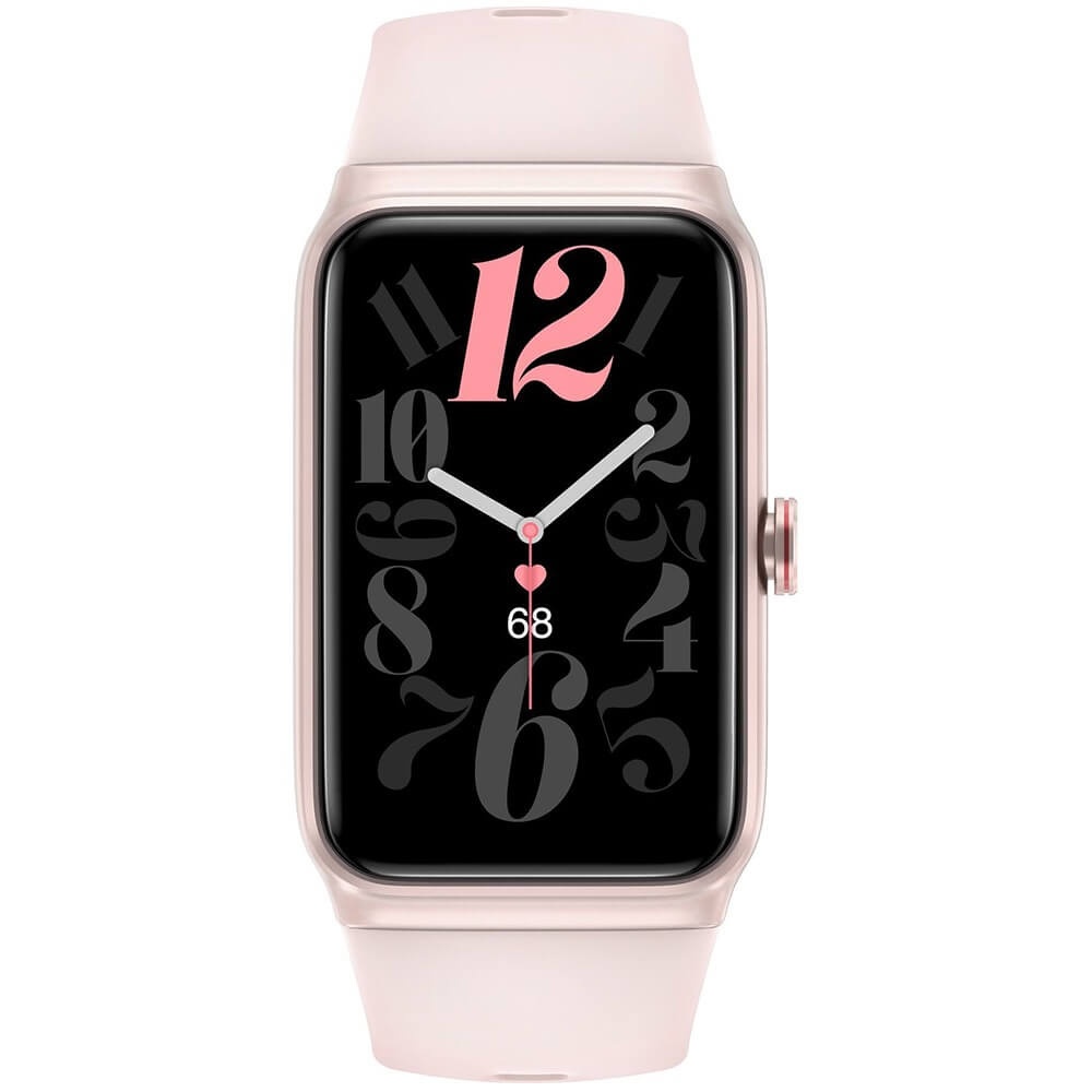 Smartwatch - Honor Choice Band Pink + Silicone Strap Black
