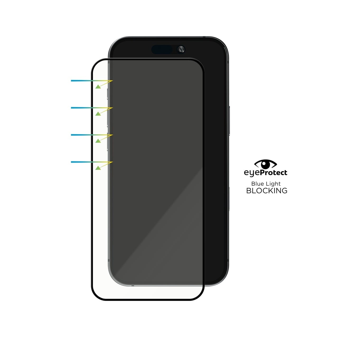 Folie pentru iPhone 18 Pro Max, 17 Pro Max, EyeSafe Ultra, Blue Light Blocking Tempered Glass