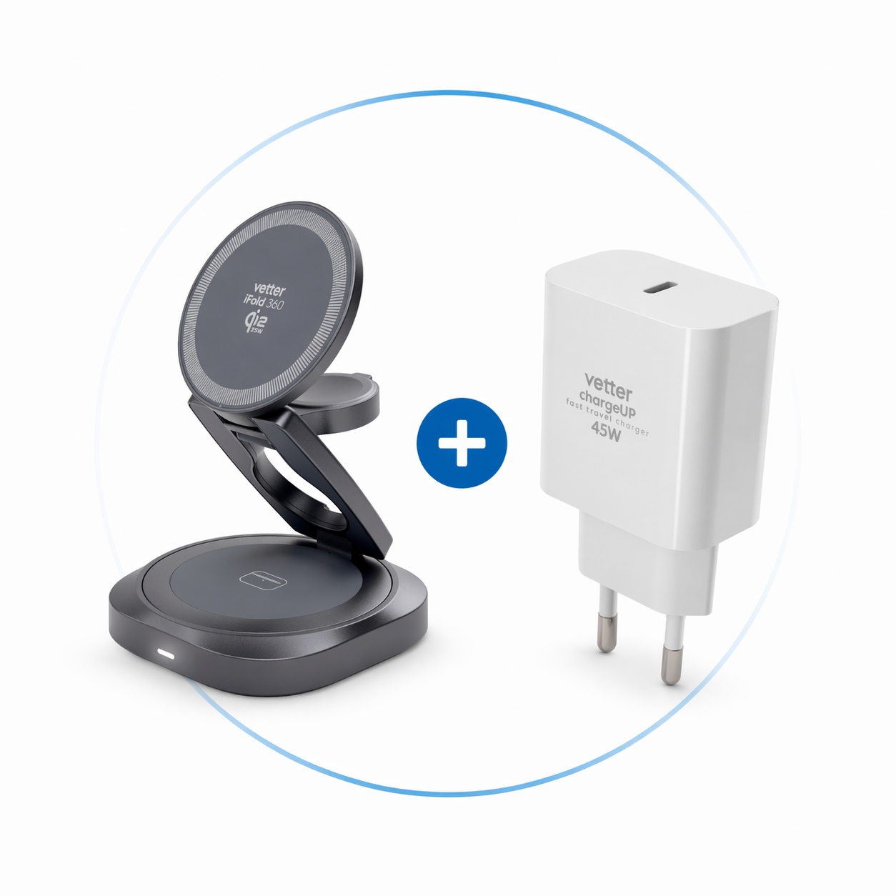 Vetter Vetter Power Desk (Pachet format din iFold 360 si chargeUP, PD si PPS, 45W)