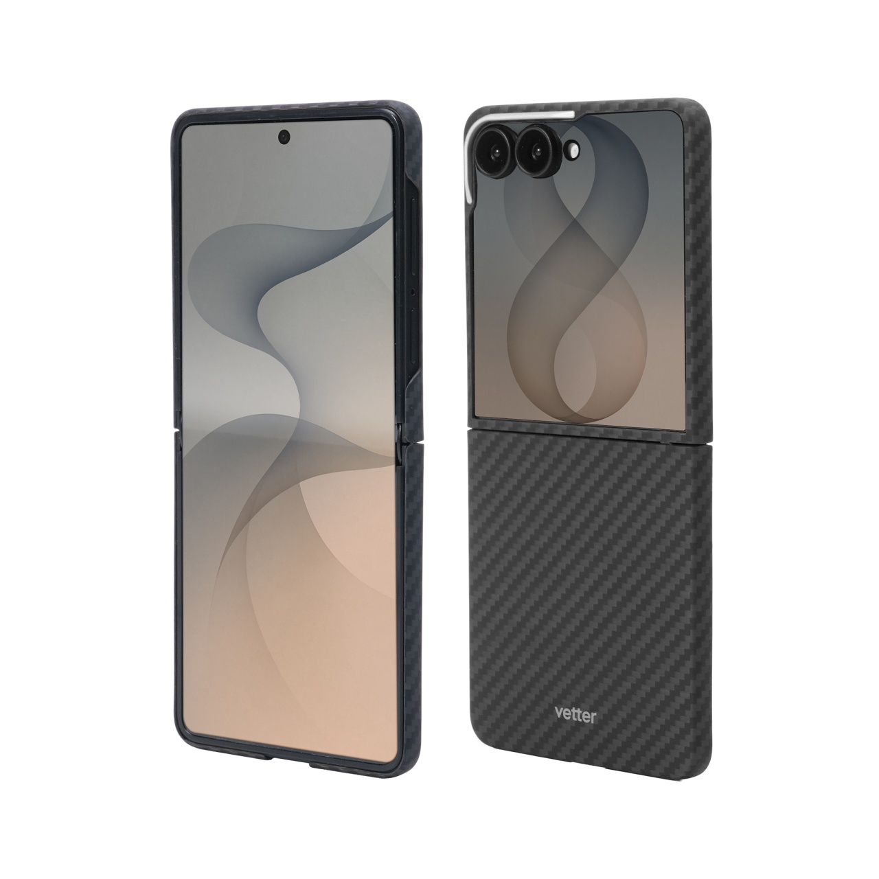 Husa Samsung Galaxy Z Flip 8 5G, Clip-On, made from Aramid Fiber, Kevlar, Negru