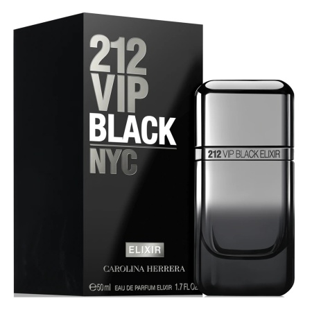 Carolina Herrera 212 Vip Black Elixir, Apa de Parfum, Barbati (Gramaj: 50 ml)