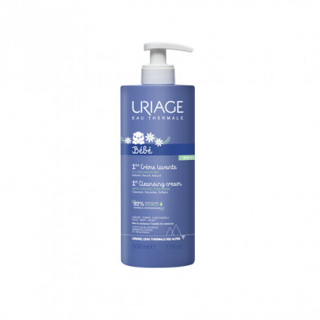 Crema de curatare 2 in 1 pentru copii, Uriage 1er Bebe (Gramaj: 500 ml, Concentratie: Crema pentru curatare)