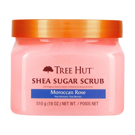 Scrub exfoliant pentru corp Shea Sugar, Moroccan Rose Tree Hut, 510 g