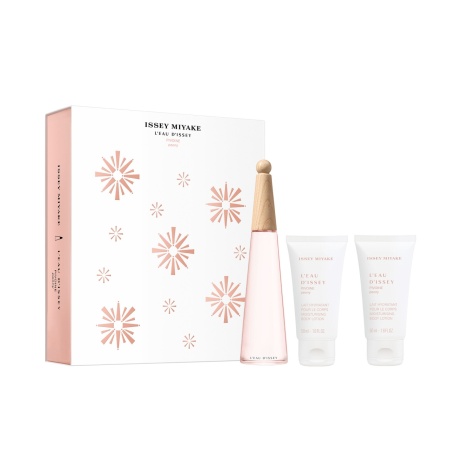 Set cadou Issey Miyake L'Eau d'Issey Pivoine Peony, Femei, Apa de Toaleta Intense 50 ml + Lotiune de corp, 2 x 50 ml