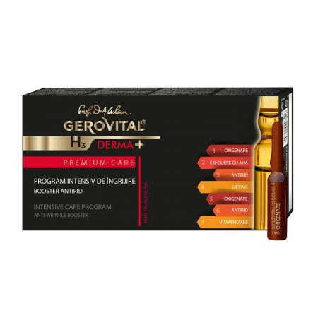 Program intensiv de ingrijire Gerovital Premium Care (Gramaj: 14 ml, Concentratie: serum tratament)