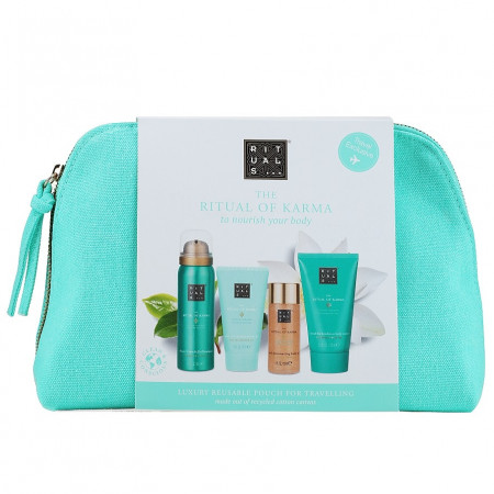 Set Rituals The Ritual of Karma, Crema de corp 70 ml, Spuma de dus 50 ml, Ulei de corp 30 ml, Gel de dus 50 ml (Concentratie: Set)