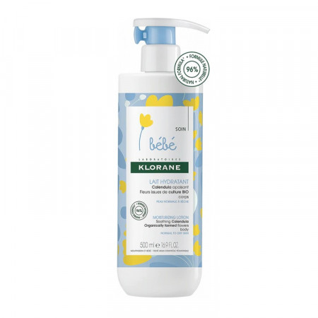 Lapte hidratant de masaj pentru copii, Klorane Bebe (Concentratie: Lapte de corp, Gramaj: 500 ml)