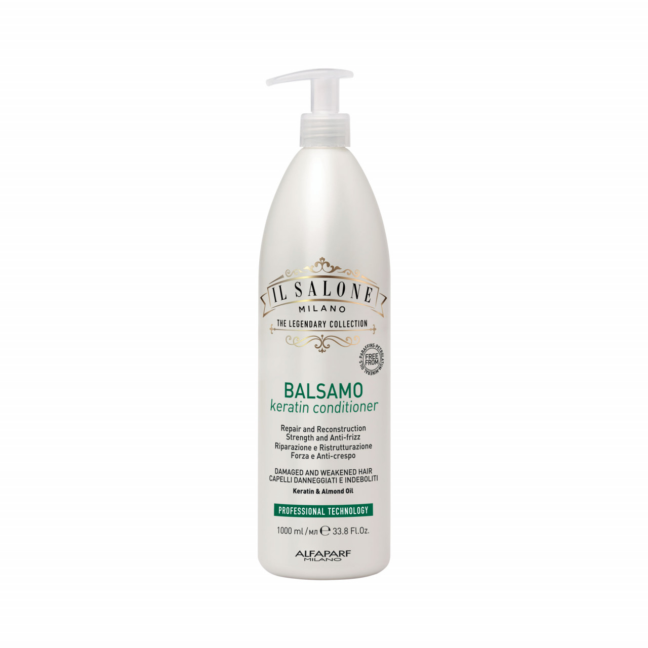 Alfaparf IL Salone Keratin Balsam pentru par deteriorat 1000 ml