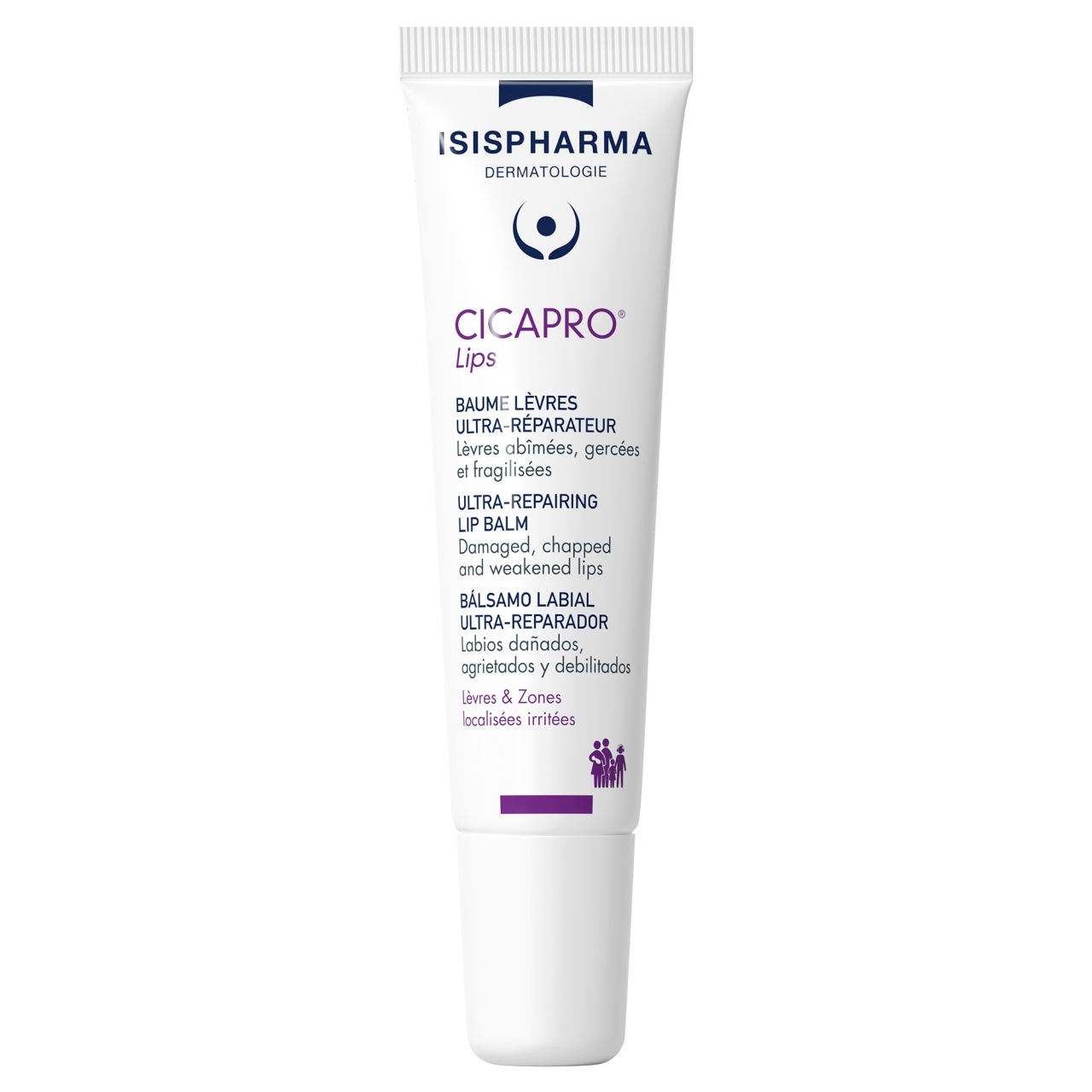 Balsam de buze reparator intensiv Cicapro Isispharma, 15 ml
