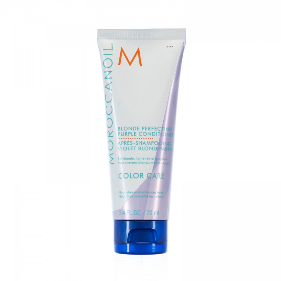 Balsam de par Moroccanoil Blonde Perfecting Purple (Concentratie: Balsam, Gramaj: 70 ml)