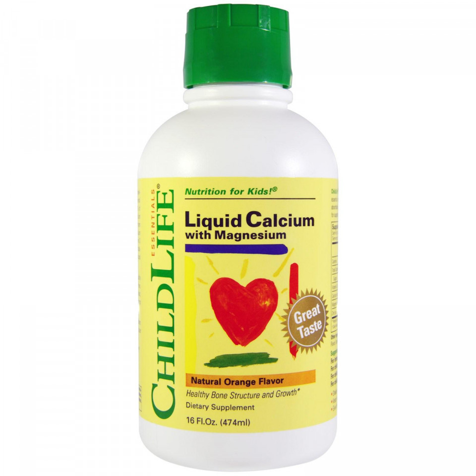 Calciu cu Magneziu copii SECOM ChildLife 474 ml (TIP PRODUS: Suplimente alimentare, Concentratie: 47