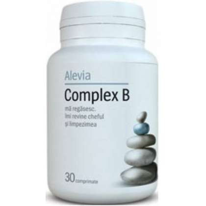 Complex B Alevia 30 comprimate (TIP PRODUS: Suplimente alimentare)