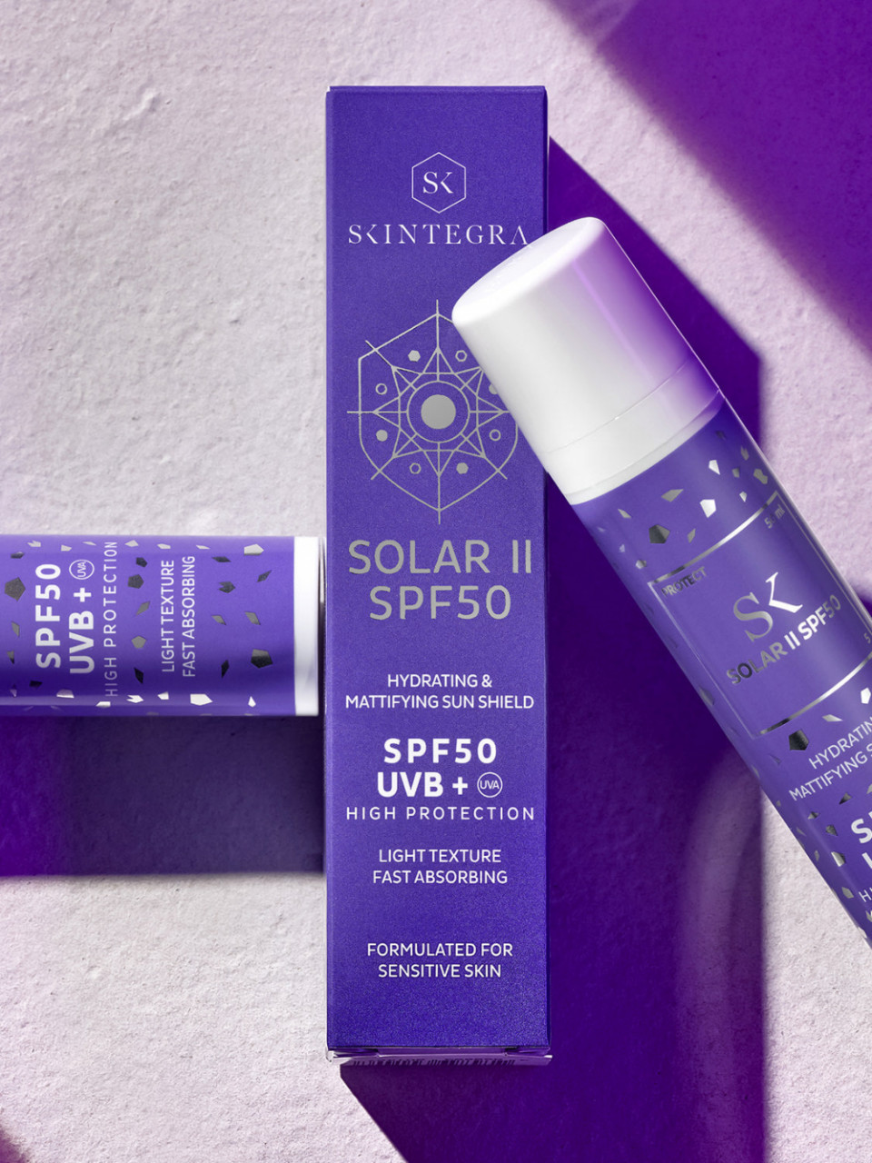 Crema de fata fluida cu SPF 50 Solar II Skintegra, 50 ml - 2 | YEO